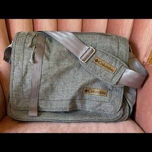 Columbia Messenger, Baby Diaper Bag, Grey